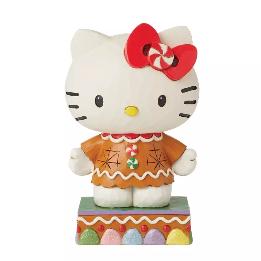 Jim Shore Sanrio Gingerbread Hello Kitty Figurine 6015963